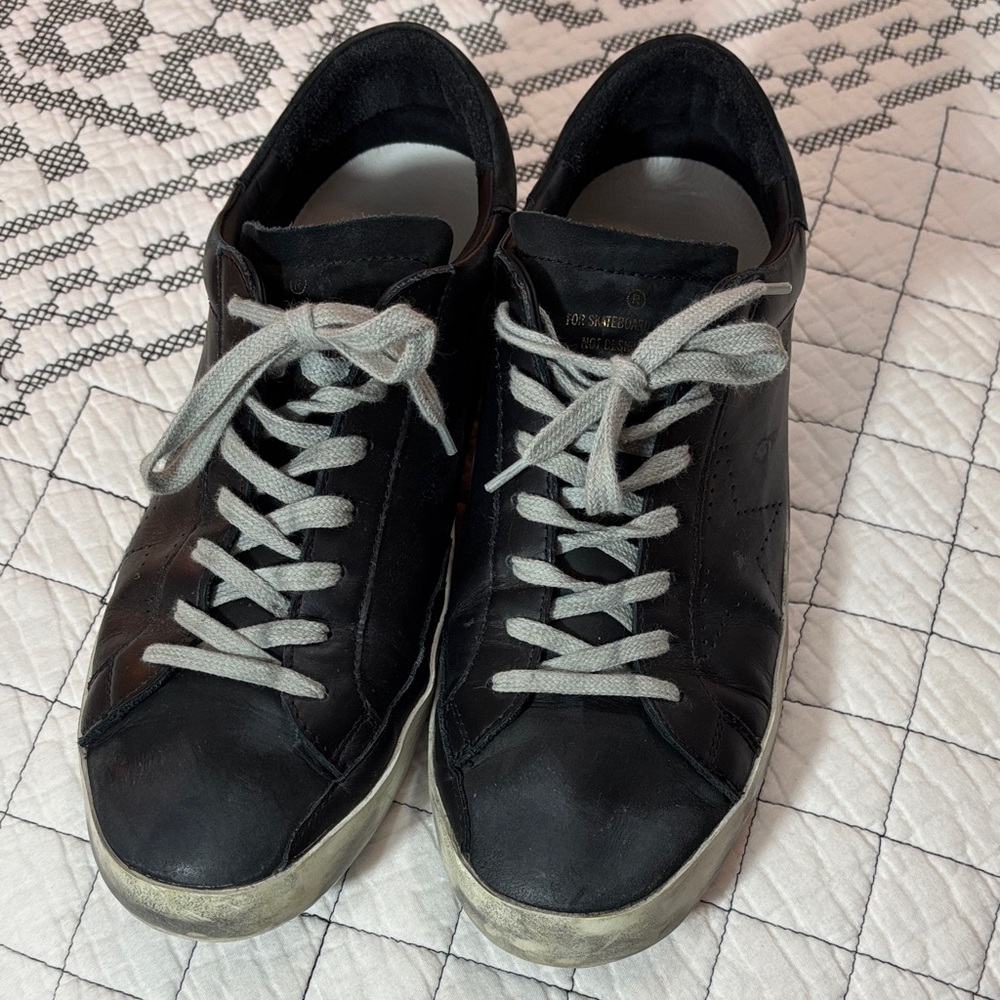 Golden Goose Black and Gray Men's Sneakers - Picture 4 of 7